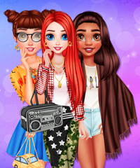 Princesses Coachella CallingDress Up Game