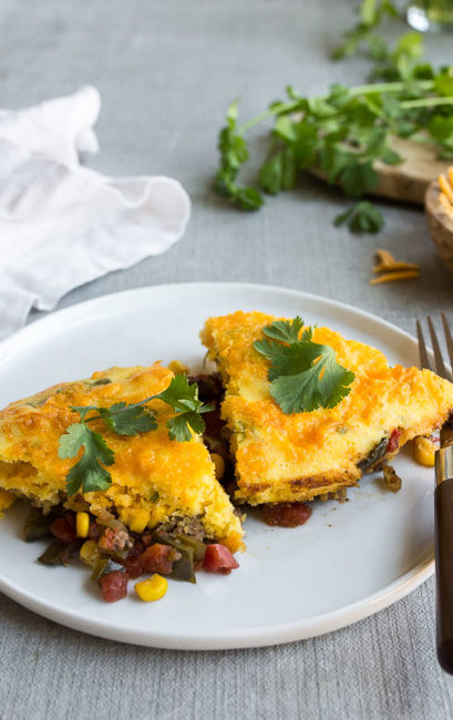 Tamale Pie with Cornbread Topping